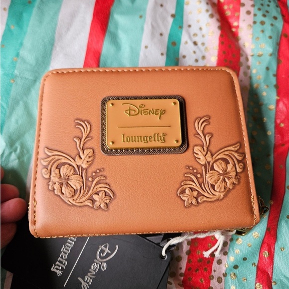 Loungefly Stitch's latest backpack, matching wallet, and crossbody in Brown set - Picture 4 of 8